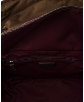  Re-Nylon and Leather Shoulder Bag