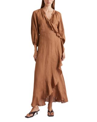 Gioco Linen Midi Dress