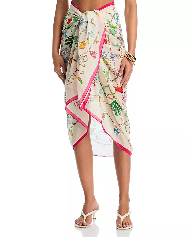 Echo Charmed Sarong Swim Cover-Up