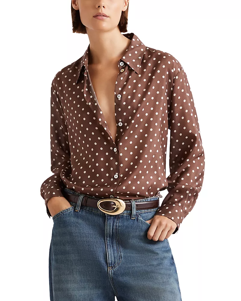 Marella Angio Silk Habotai Shirt