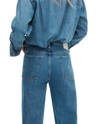 Logan High Rise Wide Leg Jeans in Downey