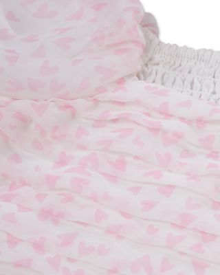 Girls' Emerson Organza Puff Sleeved Top - Little Kid, Big Kid