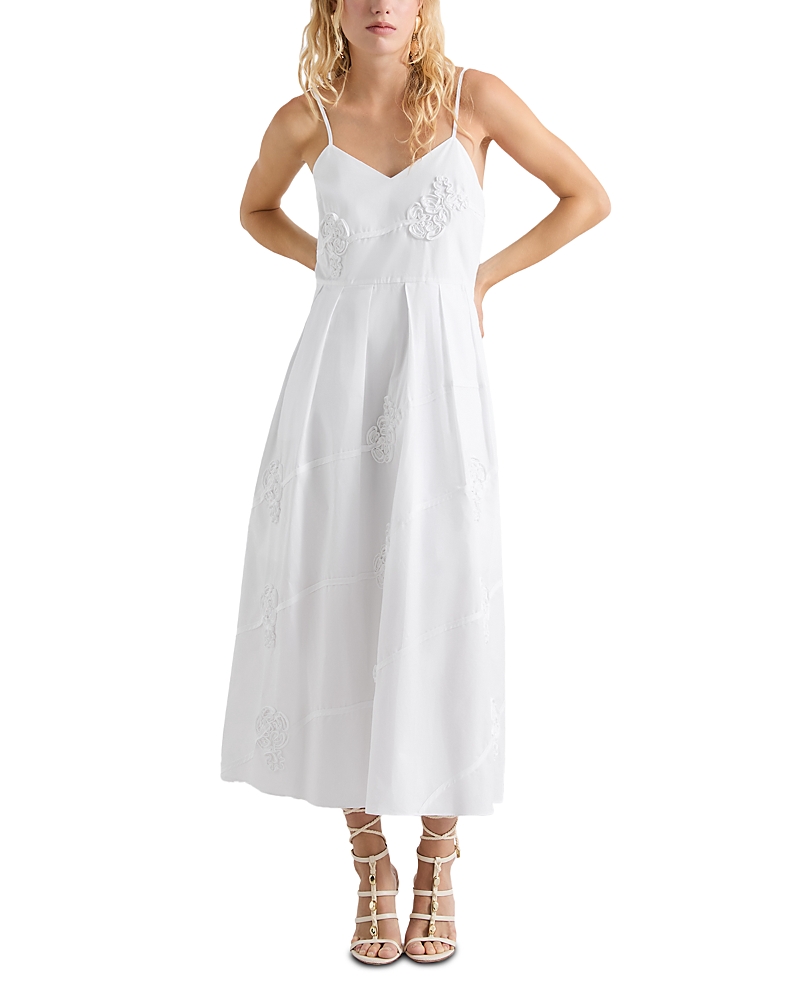 Marella Fiore Embroidered Cotton Poplin Dress