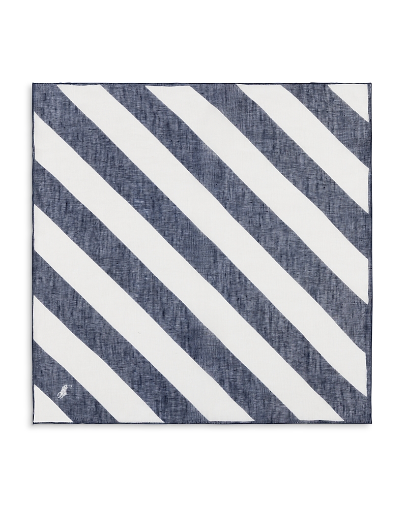 Polo Ralph Lauren Rugby Stripe Square Linen Scarf