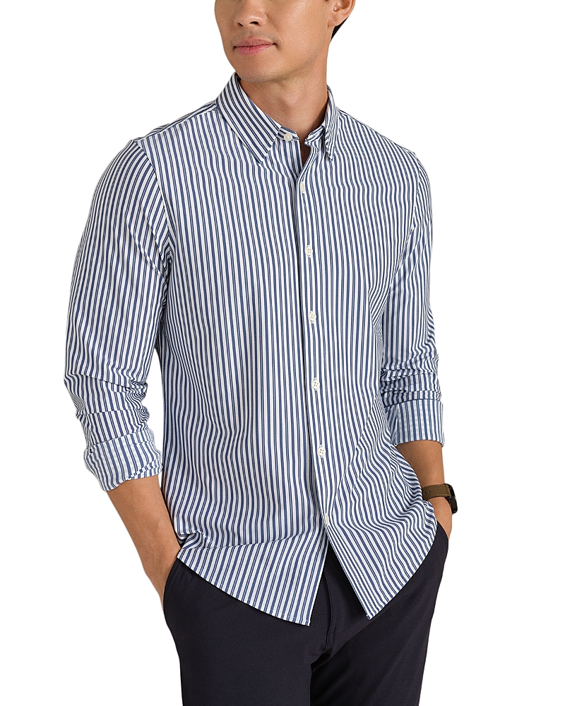 Rhone Slim Commuter Stripe Shirt
