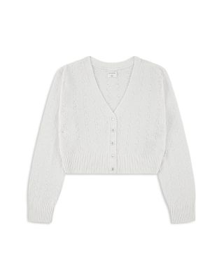 Girls' Pointelle Cardigan - Little Kid, Big Kid