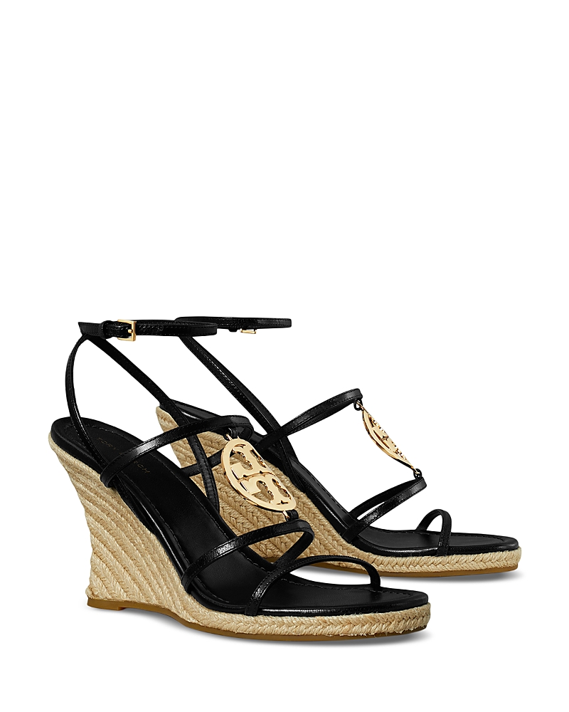 Tory Burch Women's Capri Miller Strappy Espadrille Wedge Sandals