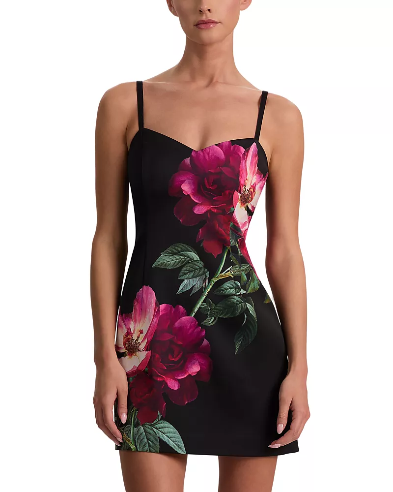 Alice and Olivia Nina Sweetheart Spaghetti Strap Dress