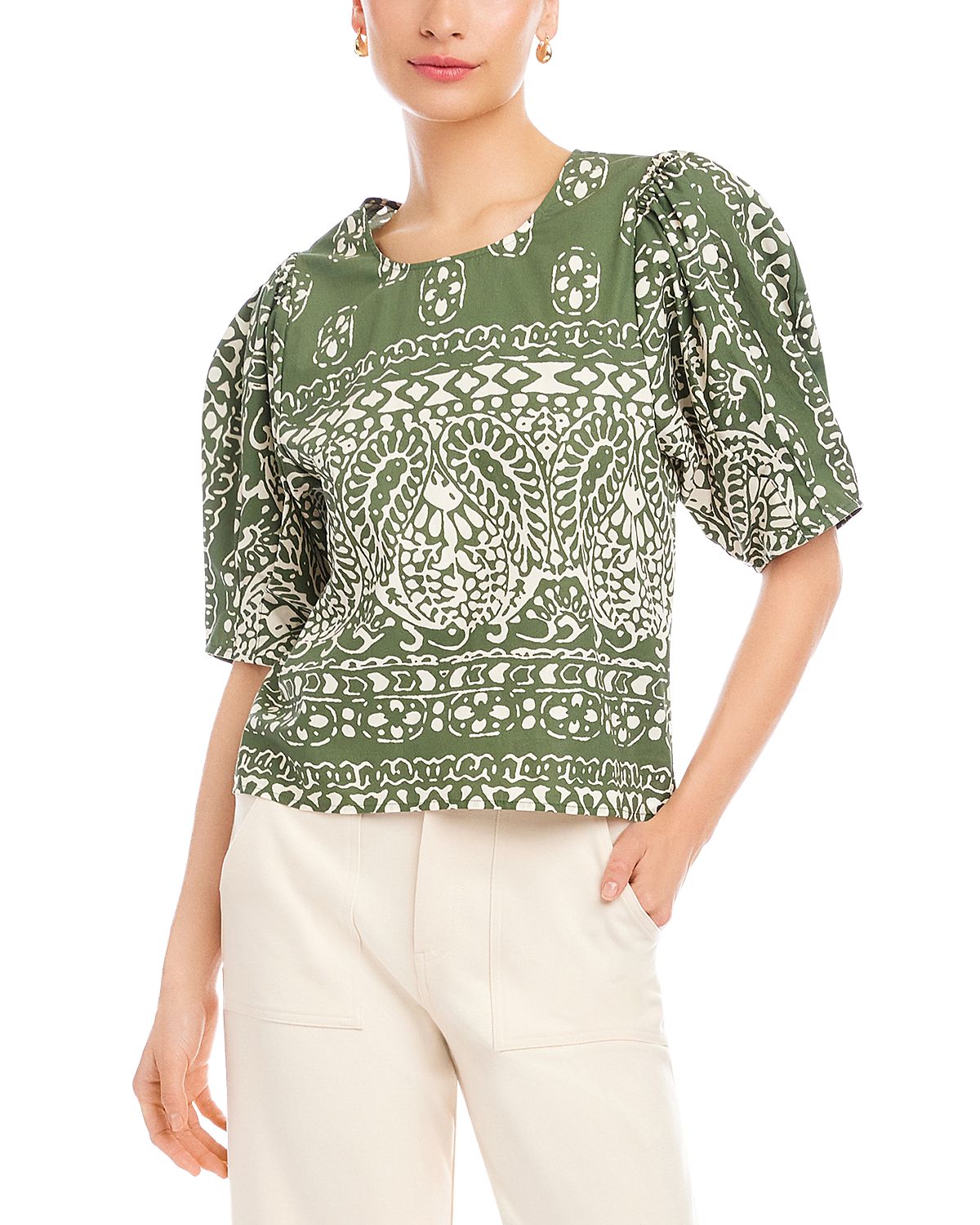 Fifteen Twenty Rosie Puff Sleeve Top