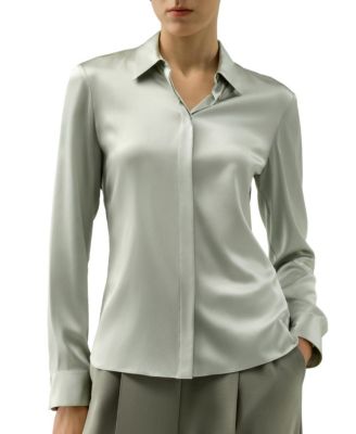  Elegant Silk Slim Fit Shirt