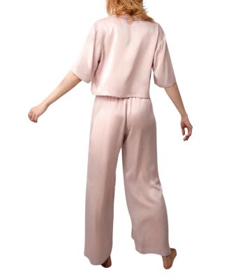 Silk High Rise Pant Set