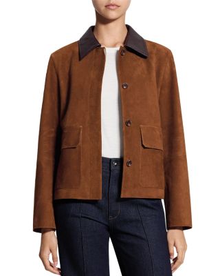 Boxy Suede Jacket