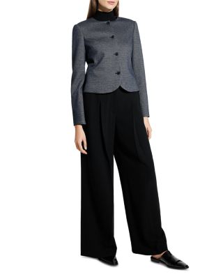 Herringbone Tweed Clean Jacket