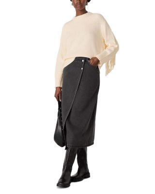 Fringe Rib Detail Pullover