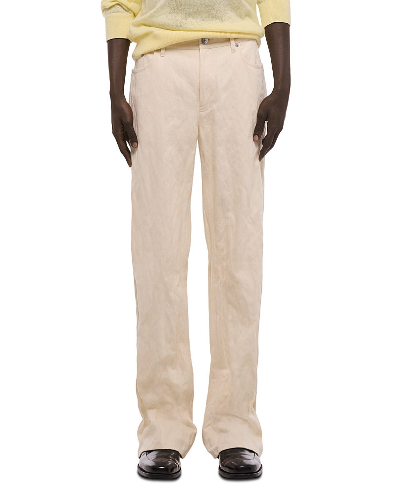 Helmut Lang Relaxed Fit Crushed Pants