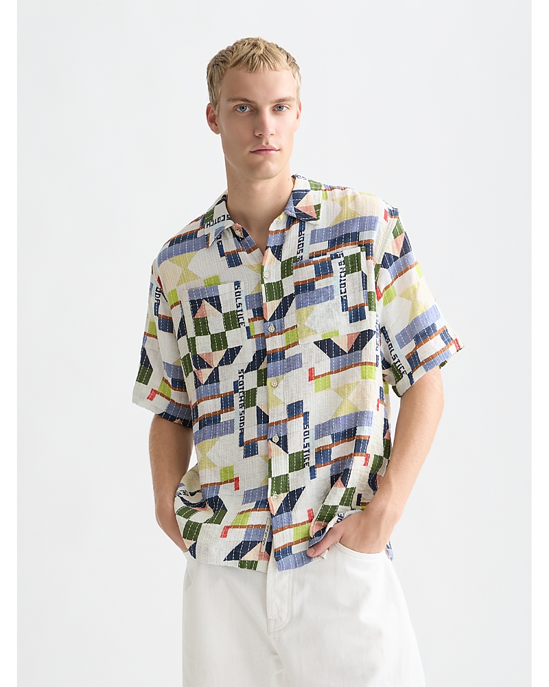 Scotch & Soda Relaxed Abstract Shirt