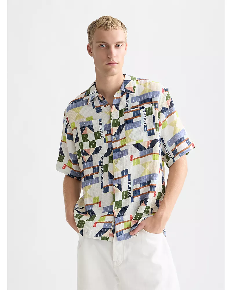 Scotch & Soda Relaxed Abstract Shirt