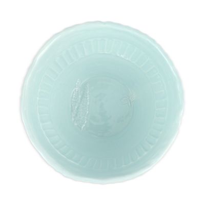 Pietra Fiori Aqua Serving Bowl