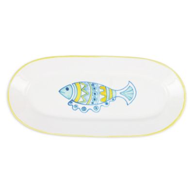 Elba's Fish Narrow Oval Platter