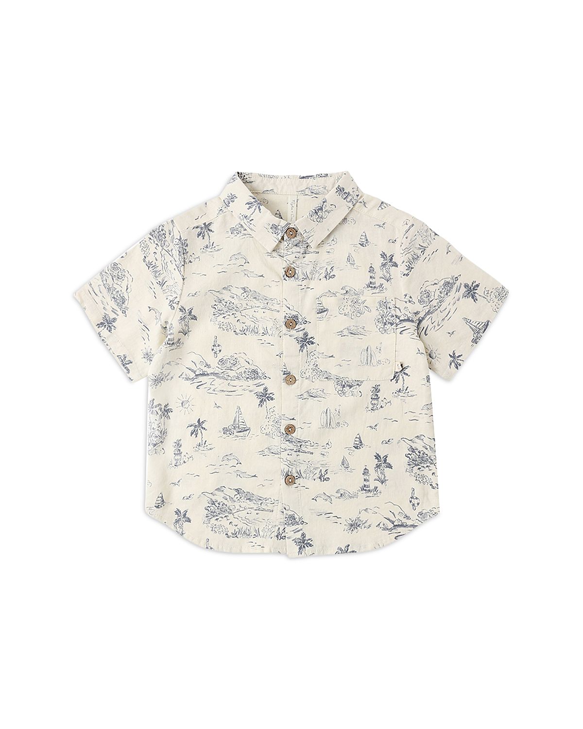 Rylee + Cru Boys' Printed Short Sleeved Shirt - Little Kid