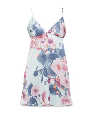 Printed Satin Chemise