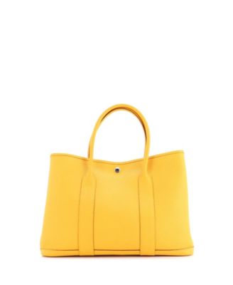 36 Garden Party Tote Leather