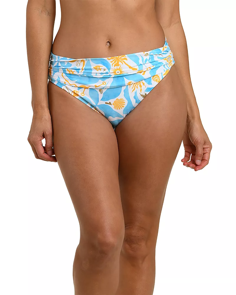 La Blanca Trinket Shirred Hipster Bikini Bottoms
