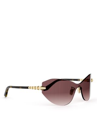 Serpenti Viper Cat Eye Mask Sunglasses, 137mm