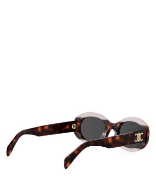 Triomphe Oval Sunglasses, 52mm