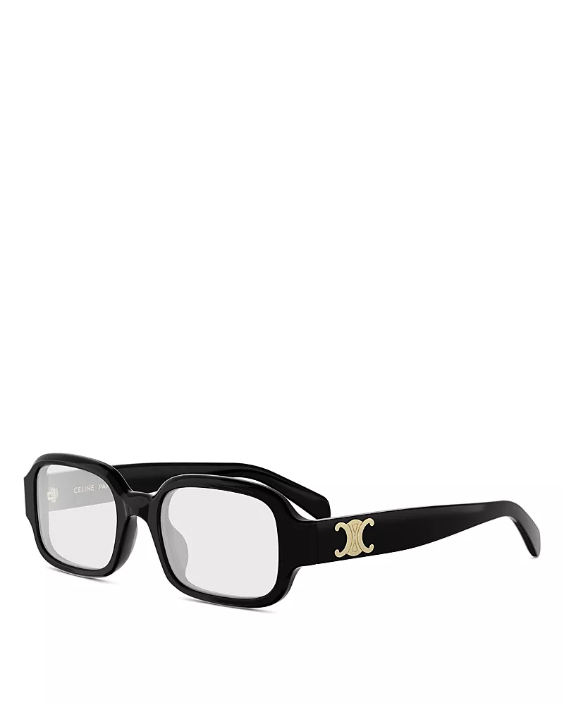 Celine Triomphe Rectangular Sunglasses, 52mm