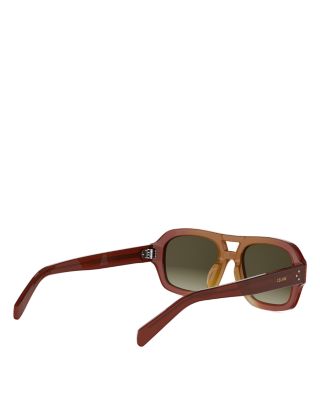 3 Dots Pilot Sunglasses, 53mm