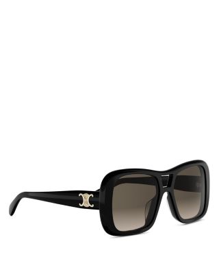 Triomphe Pilot Sunglasses, 55mm