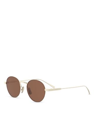 Metal Round Sunglasses, 49mm