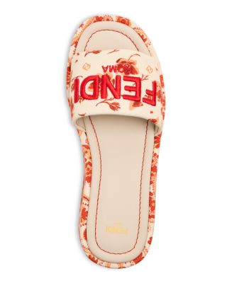 Women's Bandana Platform Slide Sandals 