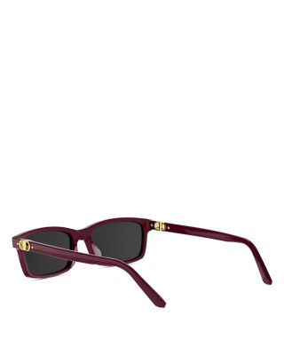 Petit CD Rectangular Sunglasses, 54mm