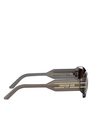 Signature Rectangular Sunglasses, 52mm