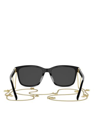 Petit CD Rectangular Sunglasses, 53mm