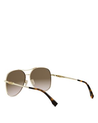 Fendigraphy Pilot Sunglasses, 61mm