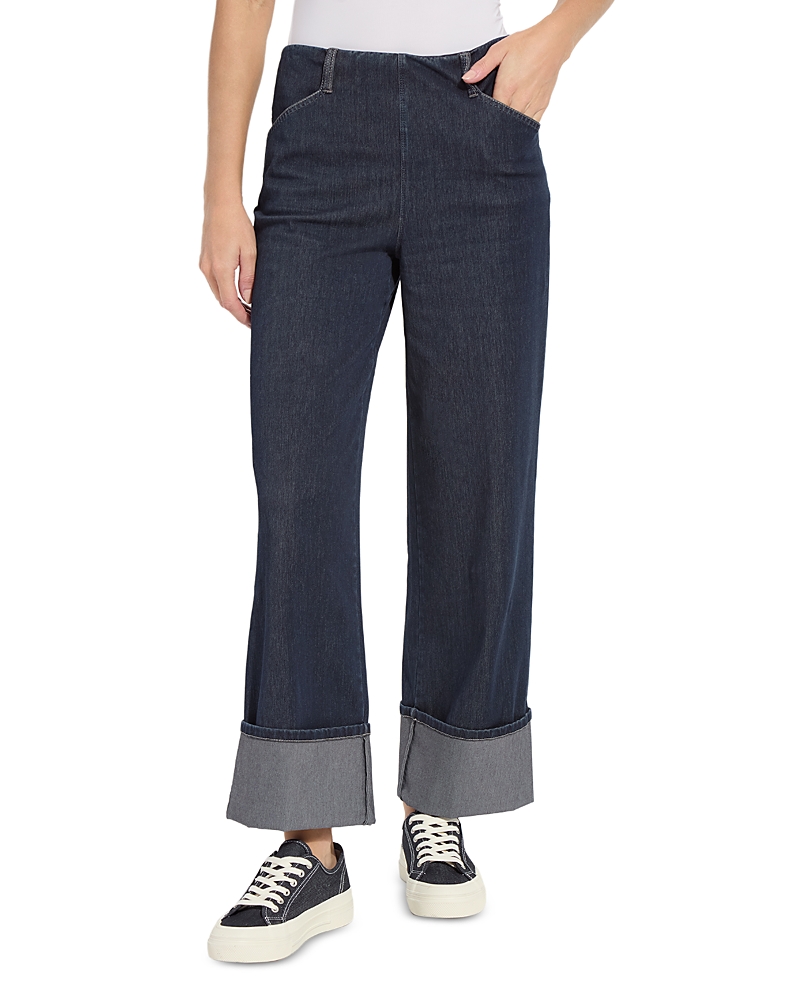 Lysse Samara High Rise Cuffed Wide Leg Jeans