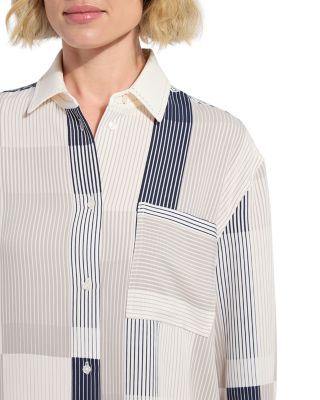 Jessica Three Quarter Sleeve Cropped Shirt