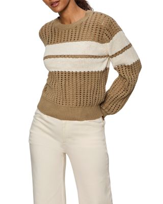 Sporty Openwork Sweater
