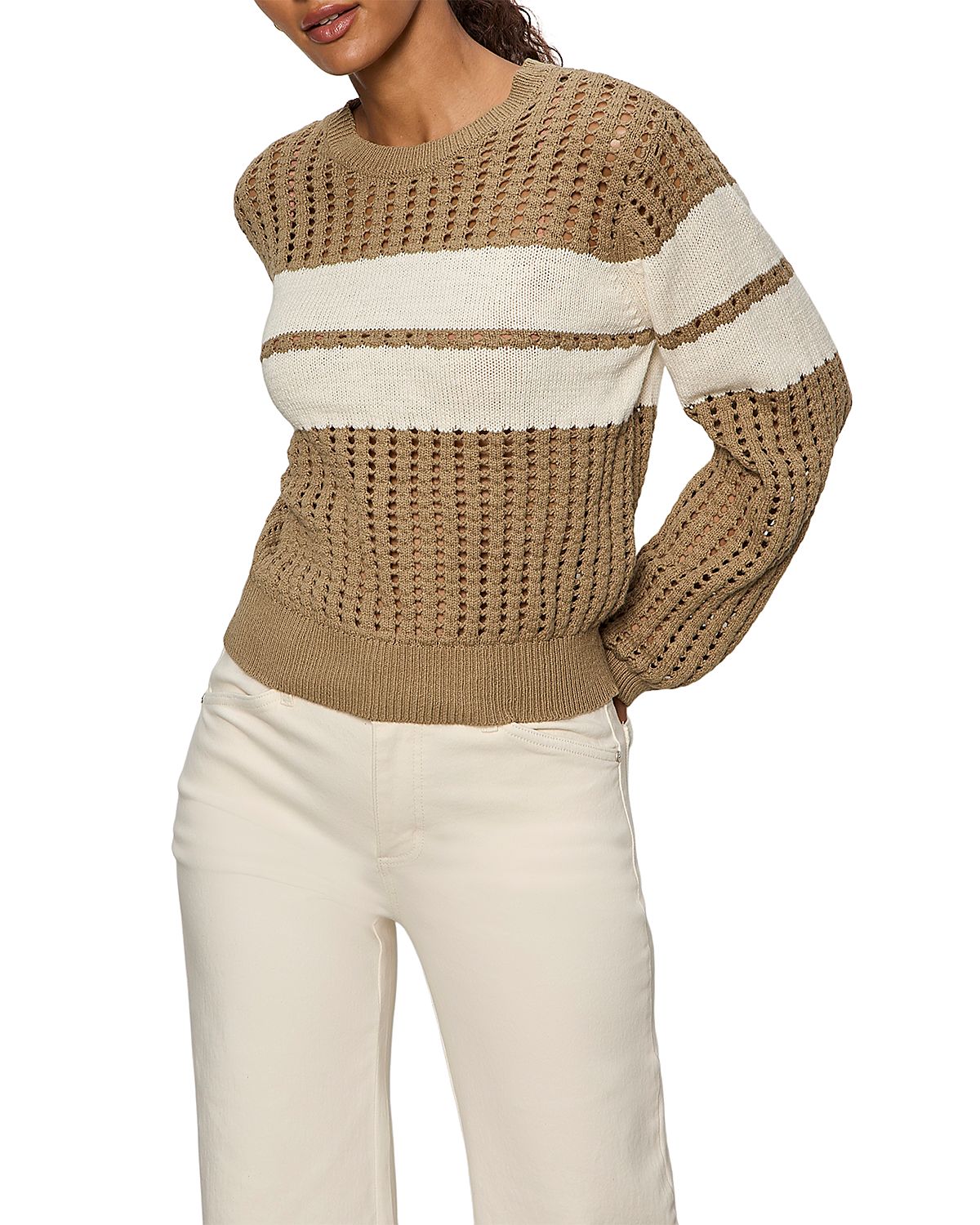 Sanctuary Sporty Openwork Sweater