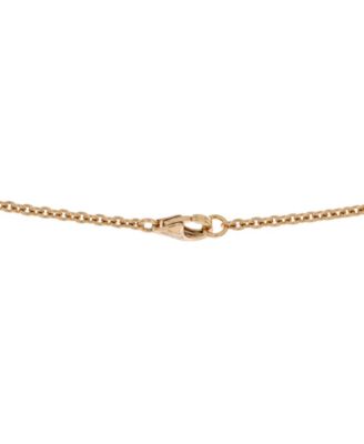  Love Interlocking Necklace 18K Gold 17.25"