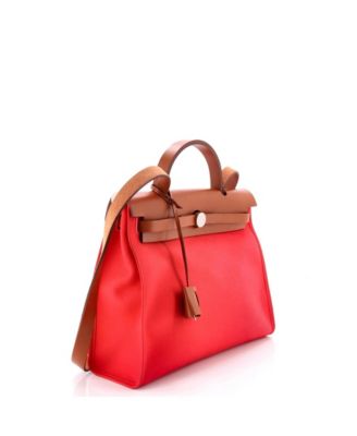 31 Herbag Zip Leather and Toile