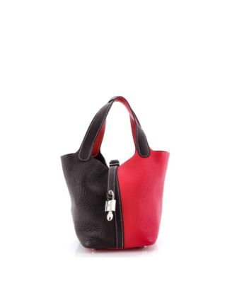PM Picotin Lock Bag Bicolor Clemence