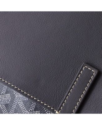   Coursier Messenger Bag Coated Canvas and Leather