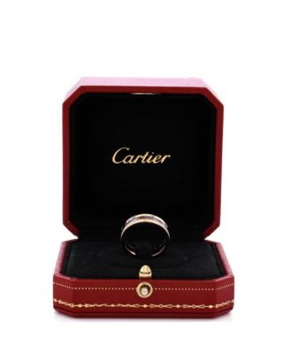  Love Band 3 Ring Set 18K Rose Gold, Diamonds and Ceramic