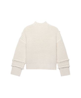  Women's Bobble Detail Knit Sweater