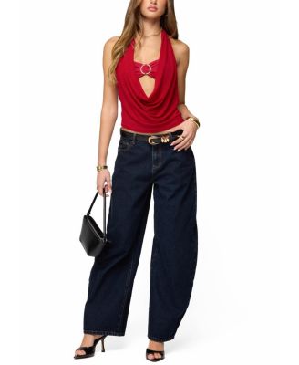 Issey Layered Bra Cowl Neck Top