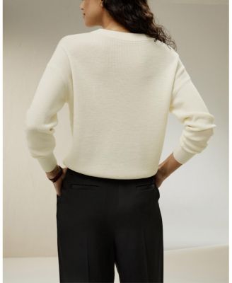 Ultra Fine Merino Wool Crewneck Sweater